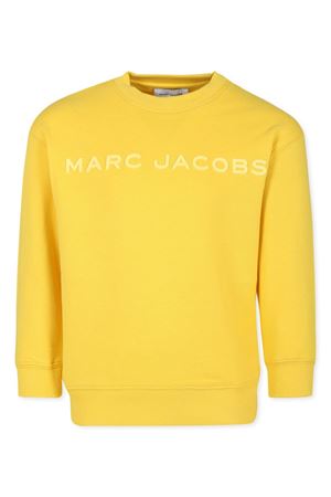 felpa in cotone giallo MARC JACOBS KIDS | W60319566